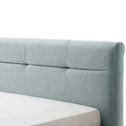 Bett Laika 140x200cm mit Stauraum - eisblau