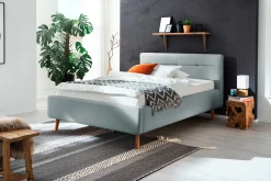 Bett Laika 140x200cm mit Stauraum - eisblau