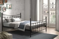 Bett Liza mit Lattenrost 160x200 - schwarz
