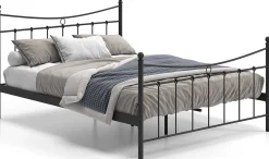Bett Liza mit Lattenrost 160x200 - schwarz