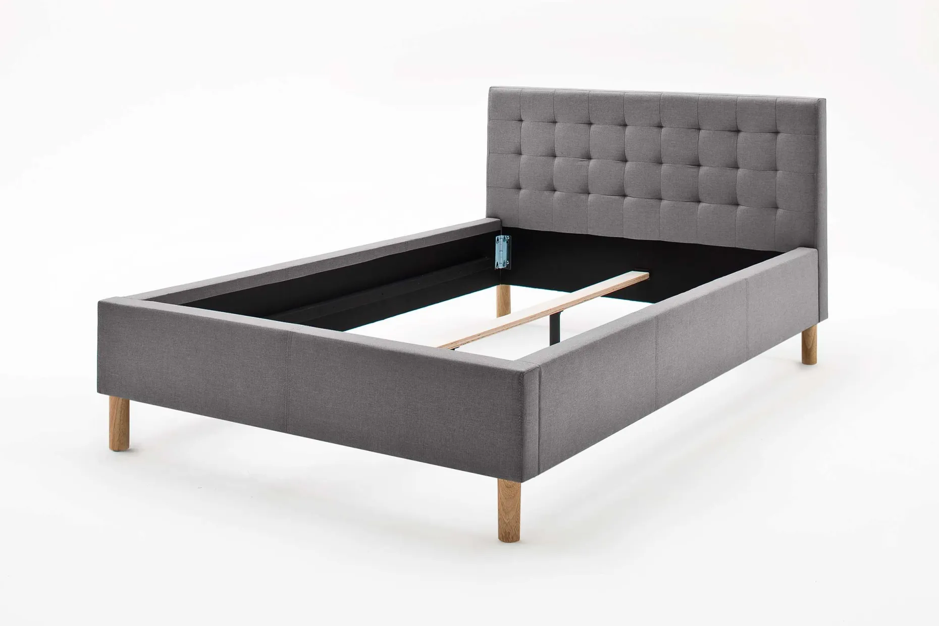 Bett Marilou 120x200 - grau