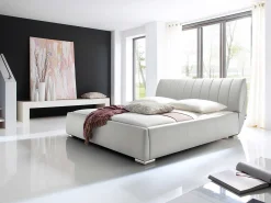 Bett mit Stauraum Davos 200x200 kingsize - weiß
