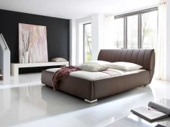 Bett mit Stauraum Davos 200x200 kingsize - braun