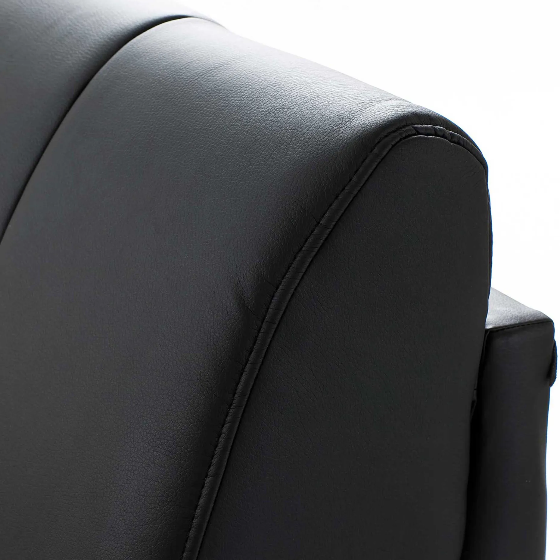 Bett mit Stauraum Davos 180x200 - schwarz
