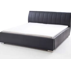 Bett mit Stauraum Davos 180x200 - schwarz
