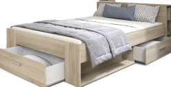 CBA Bett Polly 160 x 200 cm-Kronberger Eiche