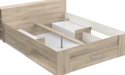 CBA Bett Polly 160 x 200 cm-Kronberger Eiche