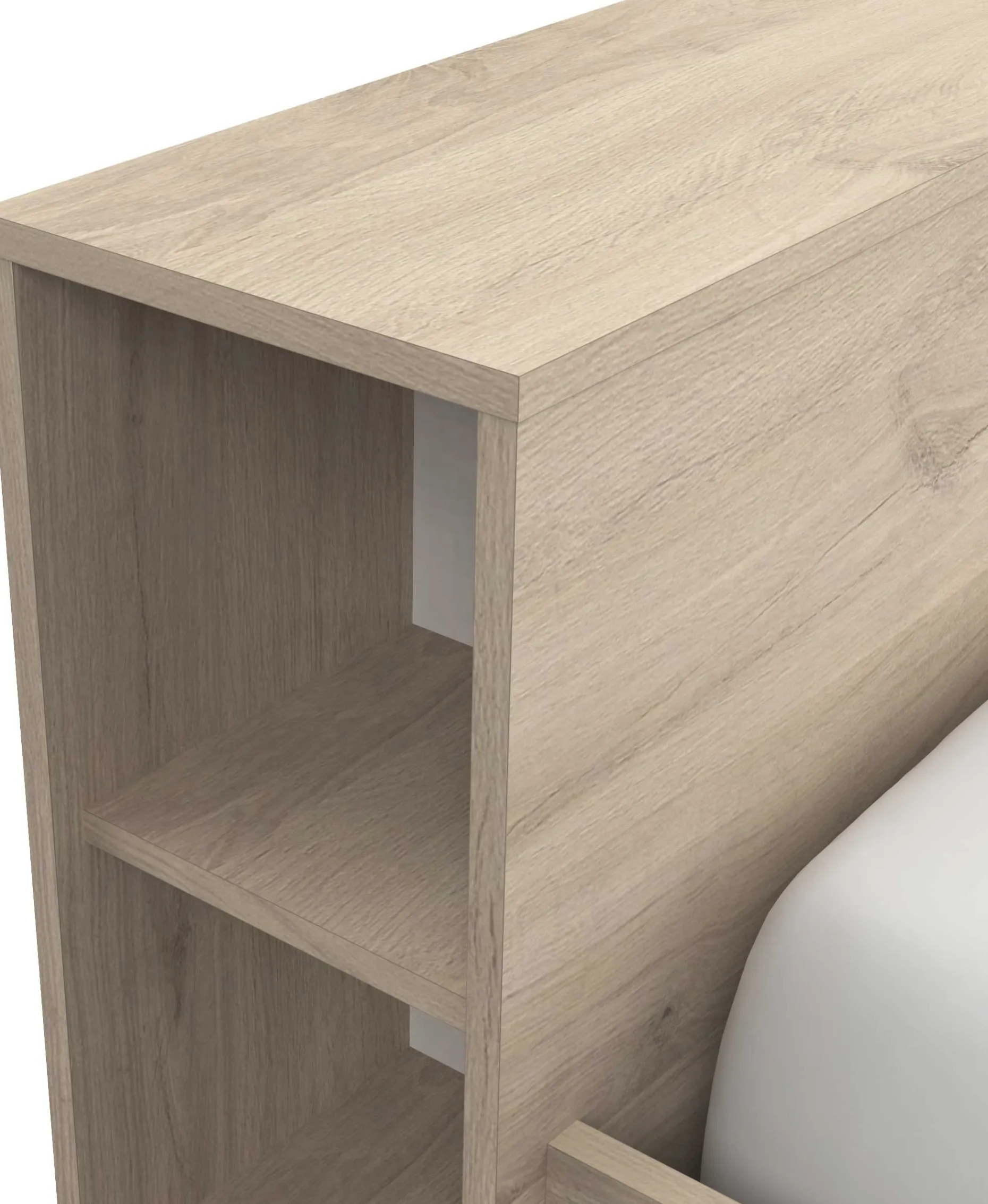 CBA Bett Polly 160 x 200 cm-Kronberger Eiche
