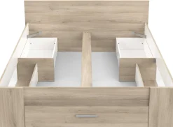 CBA Bett Polly 160 x 200 cm-Kronberger Eiche