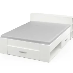 Bett Polly 140 x 190 cm-matt weiß