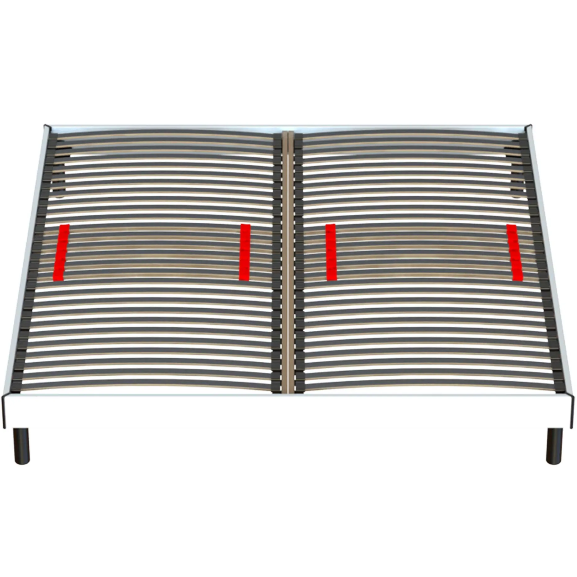 Bettrahmen Senne 28 Latten 140x200 - weiß