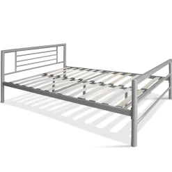 Bett Sandro 140x200 - grau