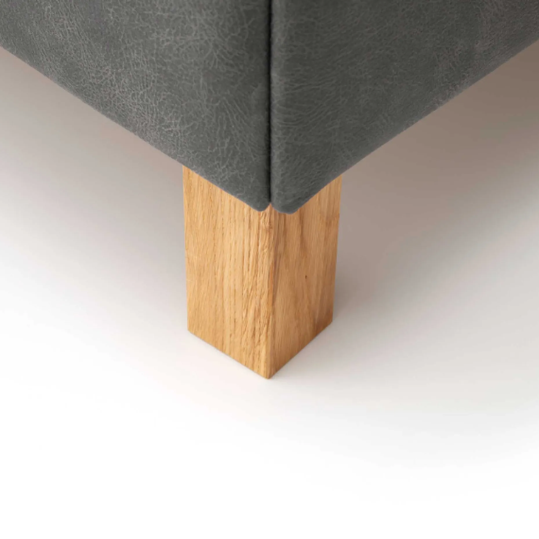 Meise Bett San Marino 180x200cm mit Stauraum Kunstleder - /eik