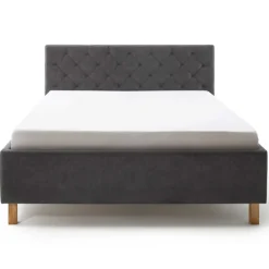 Meise Bett San Marino 180x200cm mit Stauraum Kunstleder - /eik