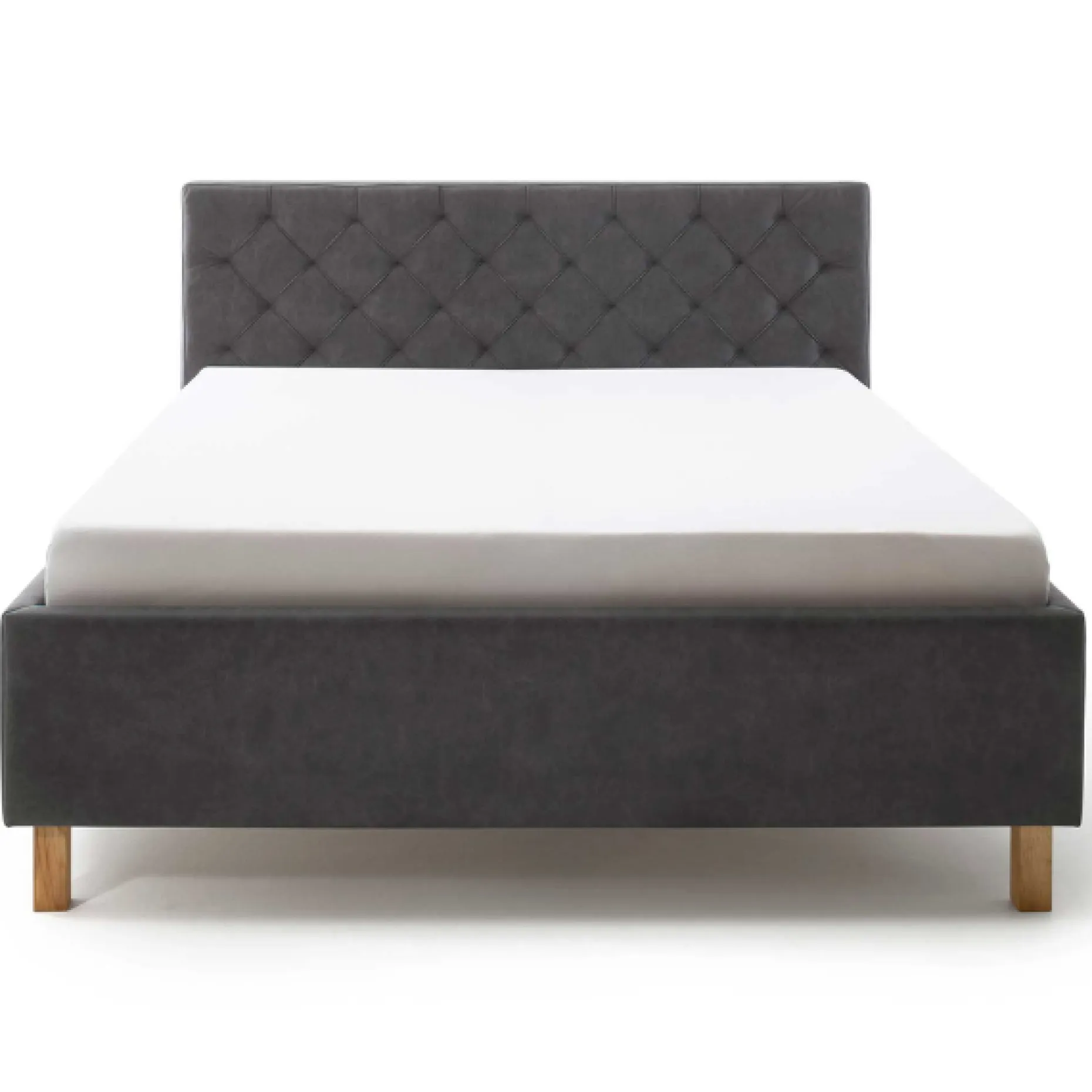 Meise Bett San Marino 180x200cm mit Stauraum Kunstleder - /eik