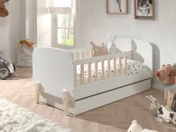Bettschublade für Kleinkinderbett Kiddy - weiß