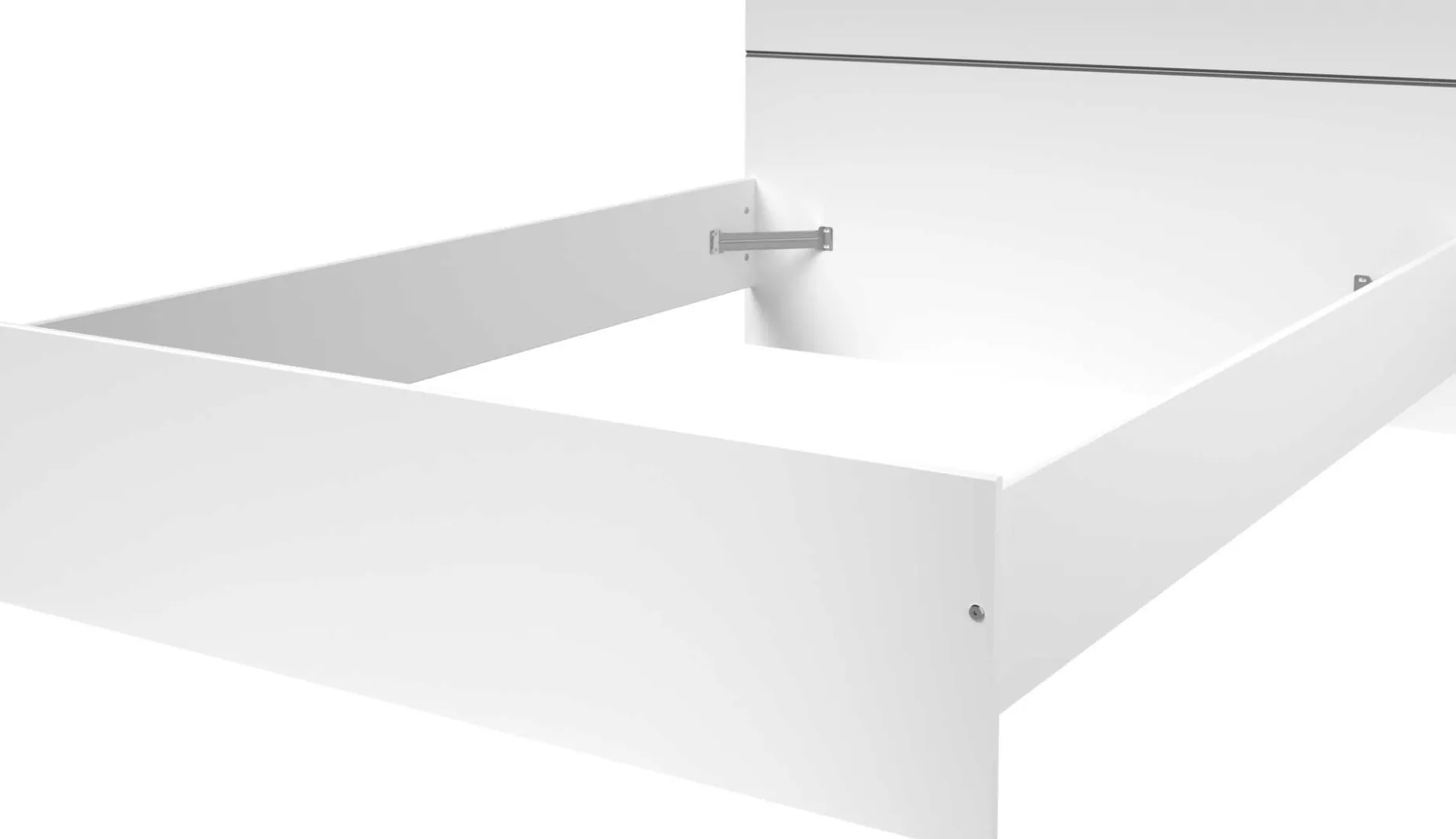 Bett Sole Mio 140x190 - weiß