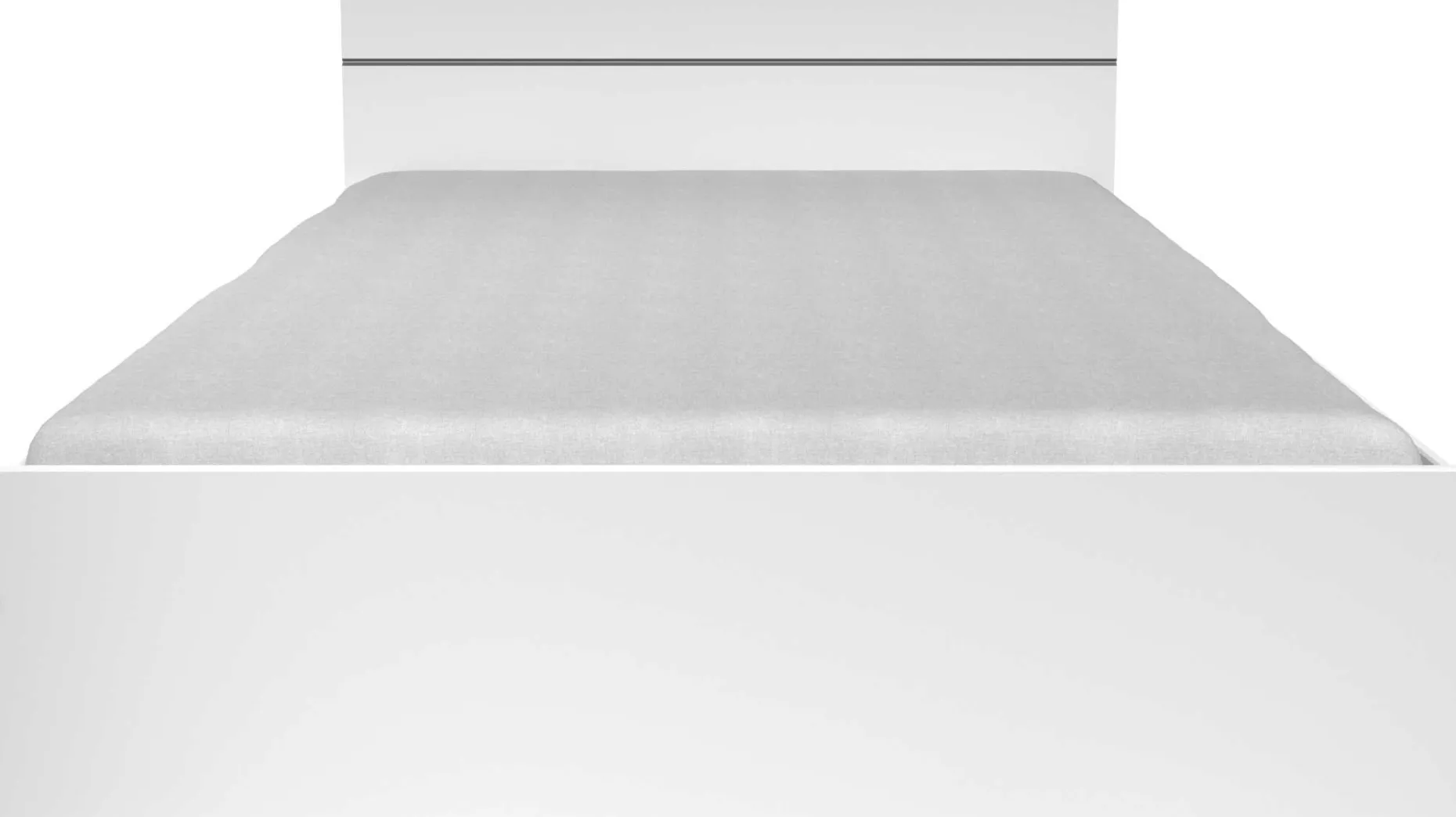 Bett Sole Mio 140x190 - weiß