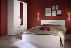 Bett Sole Mio 140x190 - weiß