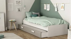 Bett Tidelle 90 x 200 cm-matt weiß