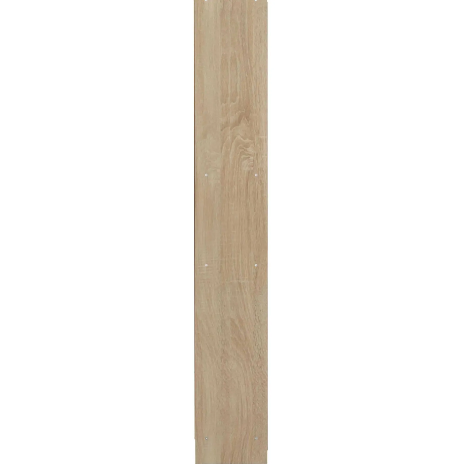 Biarritz Säulenschrank 2 Türen - weiß/eiche
