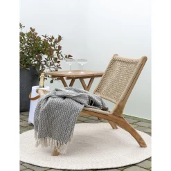 House Nordic Bilbao Beistelltisch für draußen - Teakholz