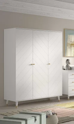 Billy Kleiderschrank - 150x59x200 cm - MDF/weiß