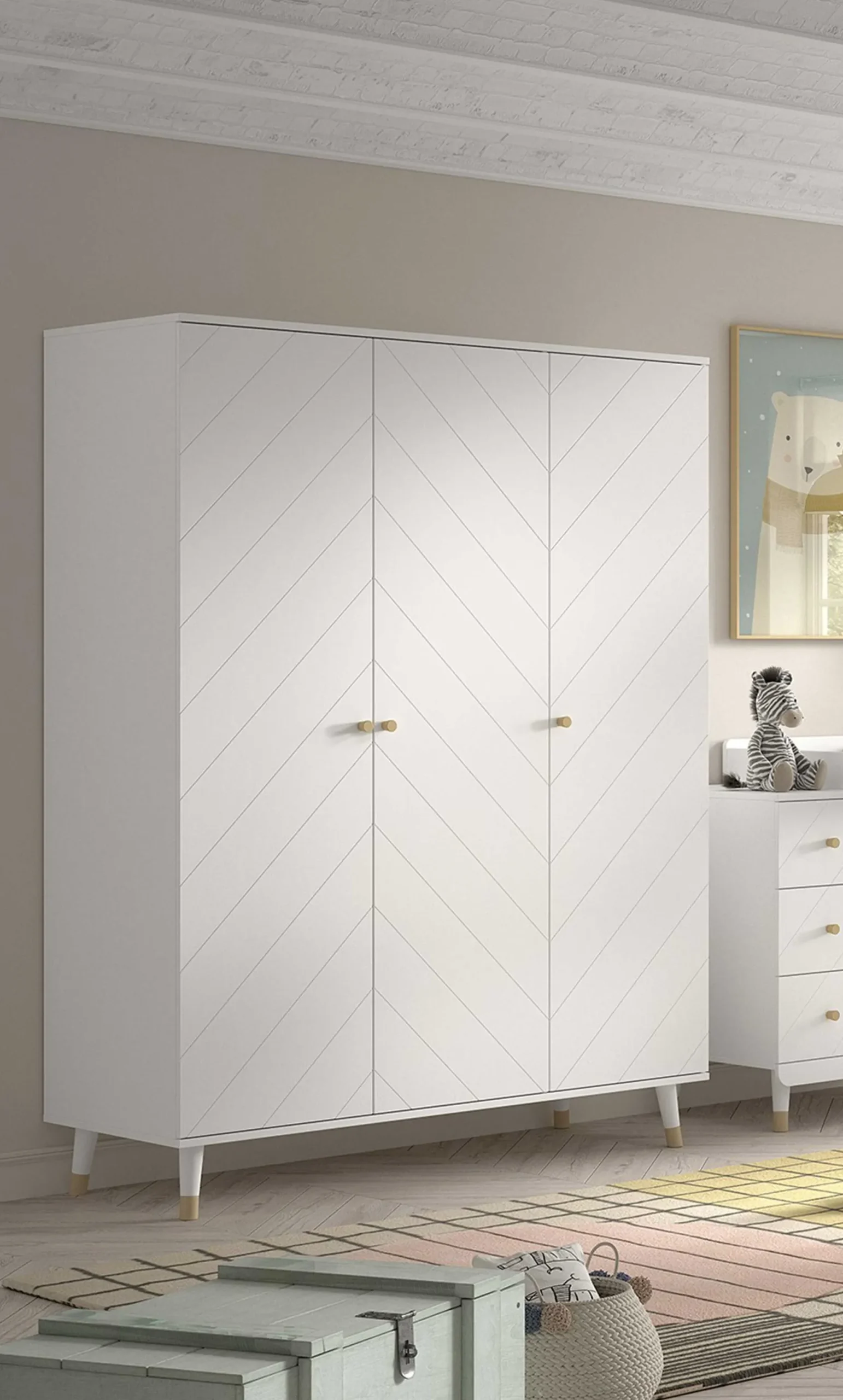 Billy Kleiderschrank - 150x59x200 cm - MDF/weiß