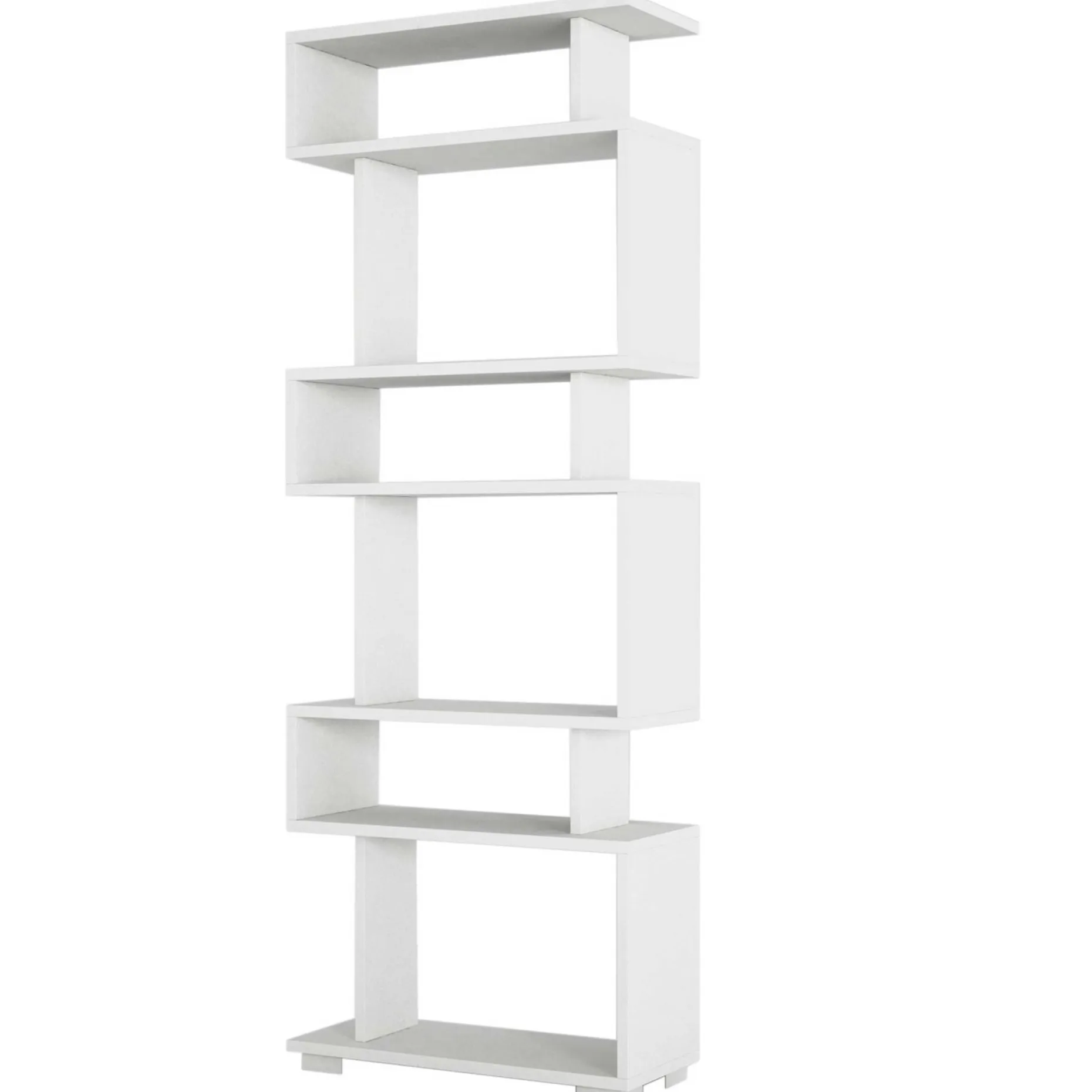 Blok Bücherregal | 100 % MELAMIN | Weiß