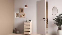 Blokty Kommode - 40x40x76cm - 4 Schubladen - Eiche Dekor