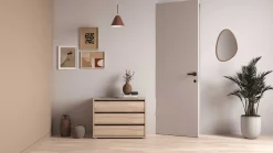 Blokty Kommode - 80x40x58cm - 3 Schubladen - Eiche Dekor