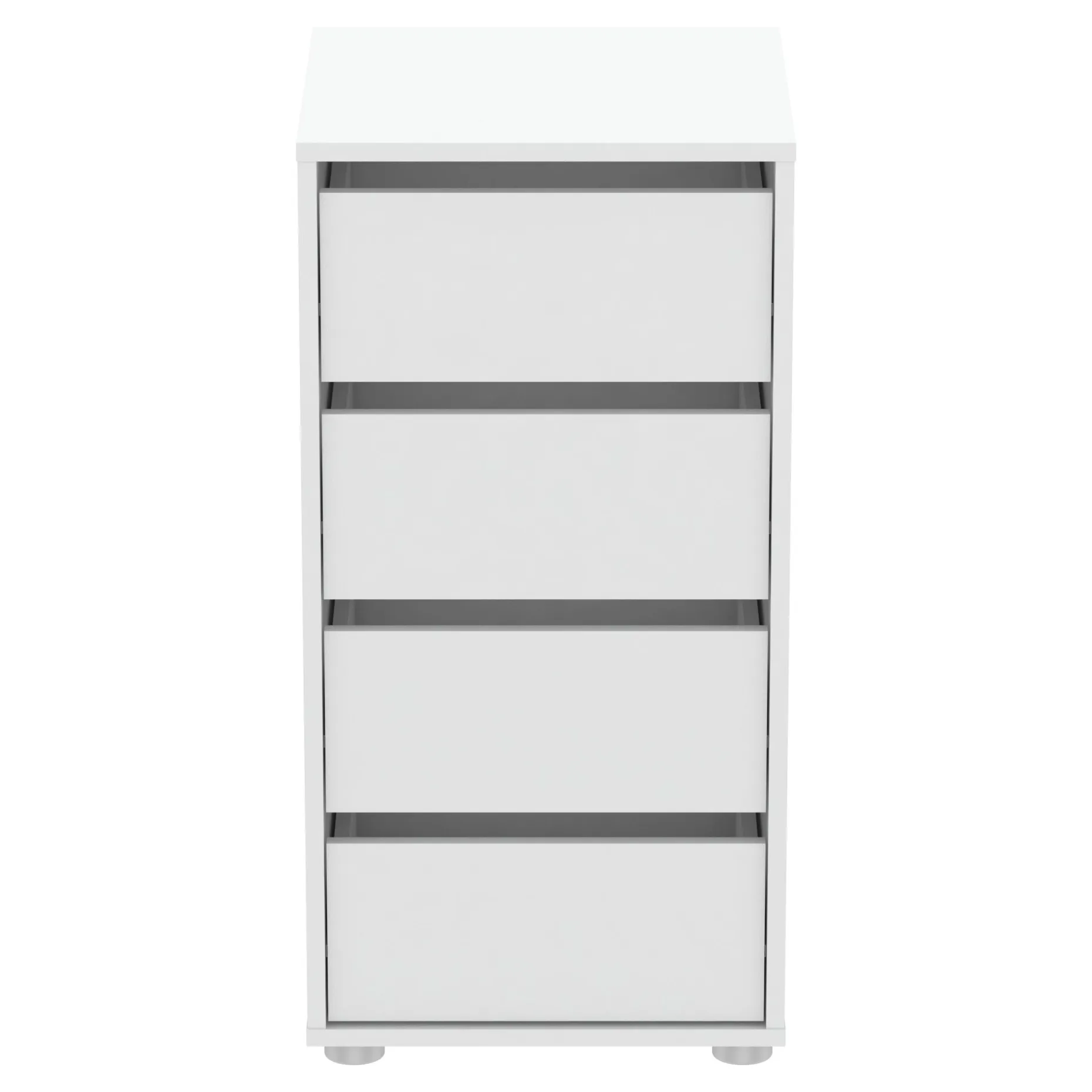 Blokty Kommode - 396x39,30x76,30 cm - Weiß/Spanplatte