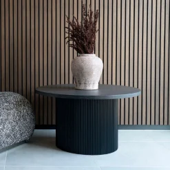 House Nordic Boavista Dunkel Couchtisch | Ø80x45 cm | MDF