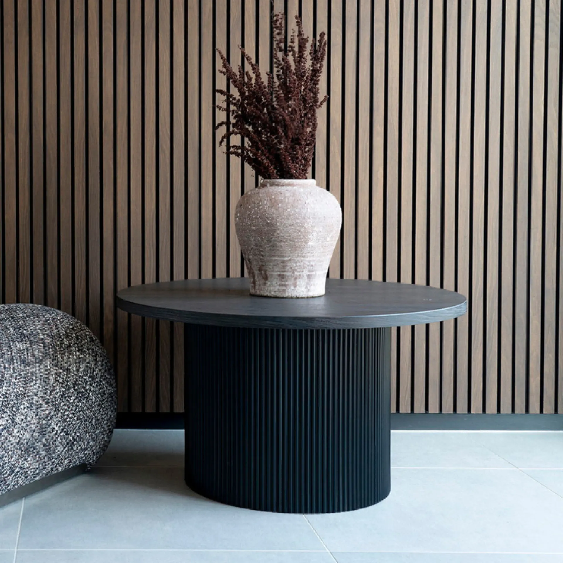 House Nordic Boavista Dunkel Couchtisch | Ø80x45 cm | MDF