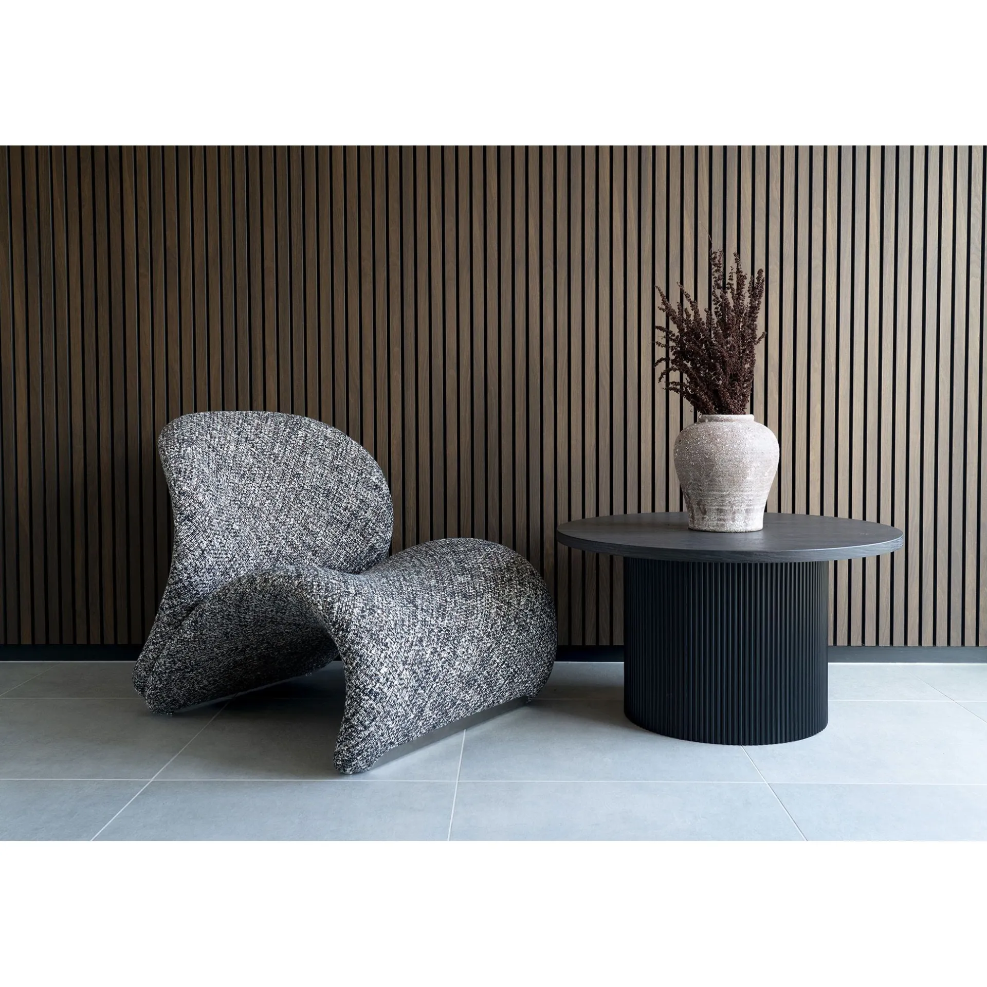 House Nordic Boavista Dunkel Couchtisch | Ø80x45 cm | MDF