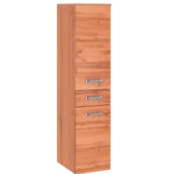 Held BobbiBadezimmer : 2x Säulenschrank, Spiegelschrank, Waschtischunterschrank - Eiche