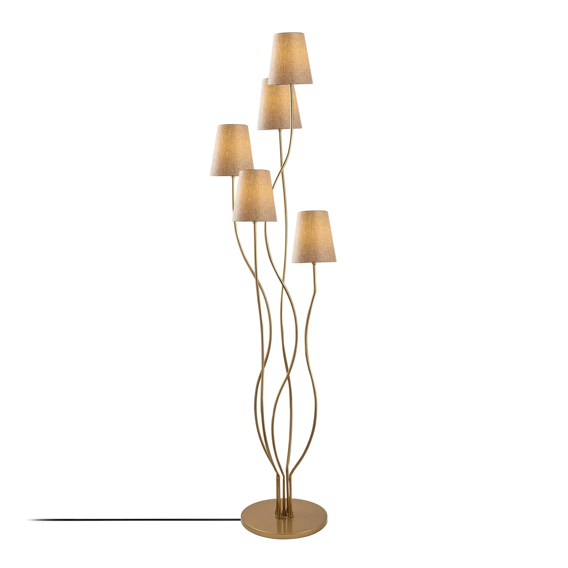 Emob Bonibon Stehleuchte | METALLGEHÄUSE | Gold, Beige