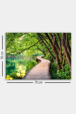 Emob Bract Dekoratives Leinwandbild | Holzrahmen | 50 x 70 cm