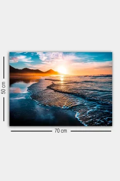 Emob Bract Dekoratives Leinwandbild | Holzrahmen | 50 x 70 cm