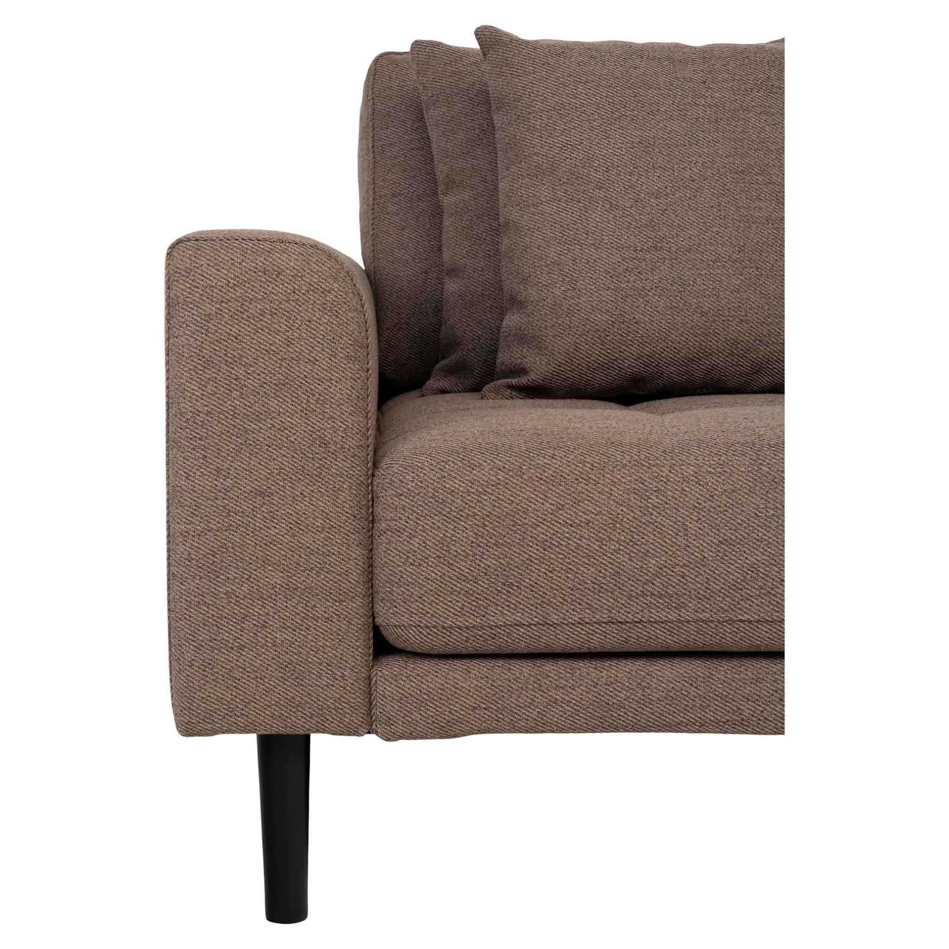 House Nordic es Lido Lounge Sofa rechts mit vier Kissen