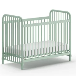 Bronxx Babybett - 60x120cm - olivgrün