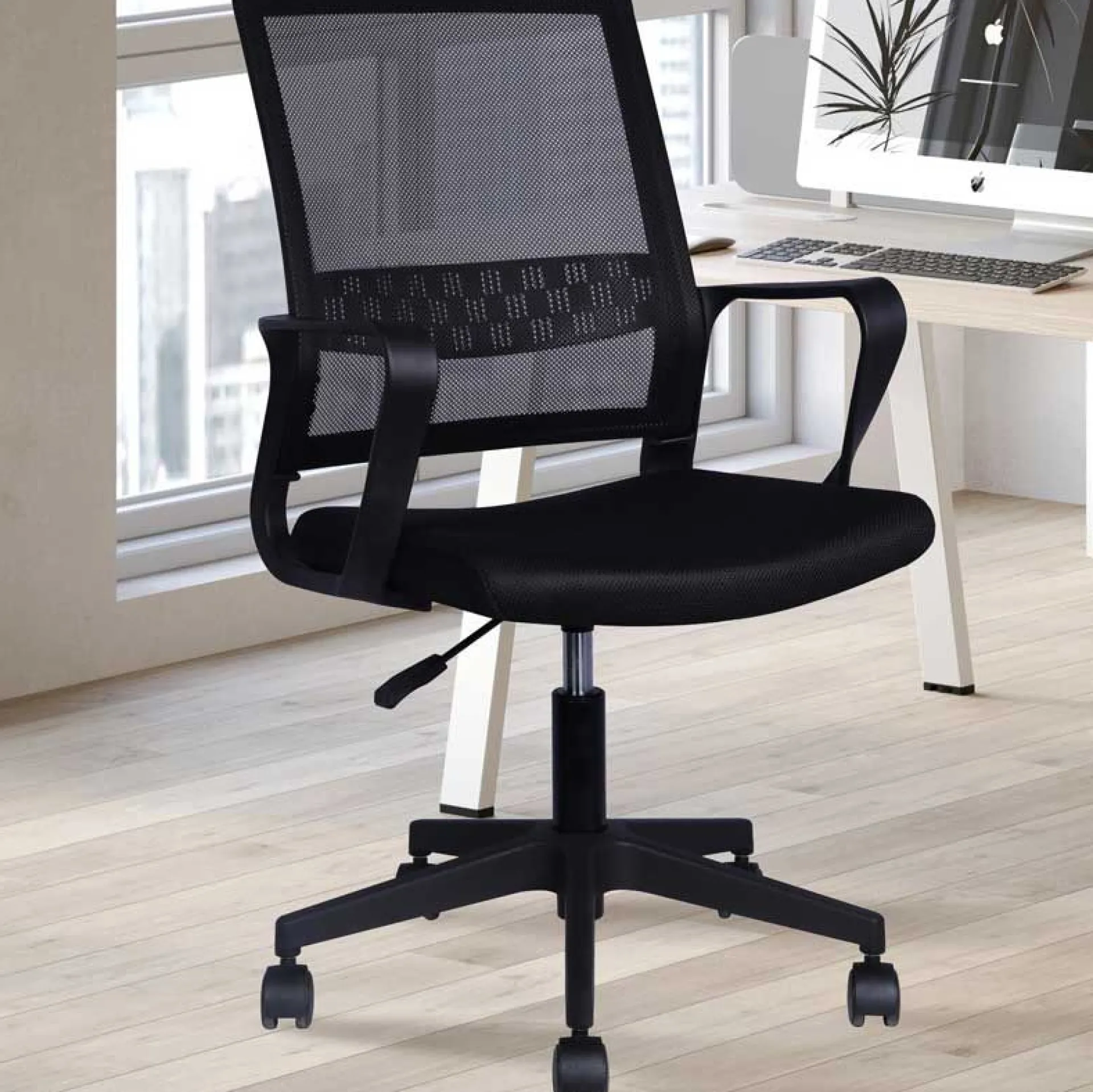 Rousseau Bürostuhl Dylan - 54x60x90cm - mit Rollen - verstellbar -