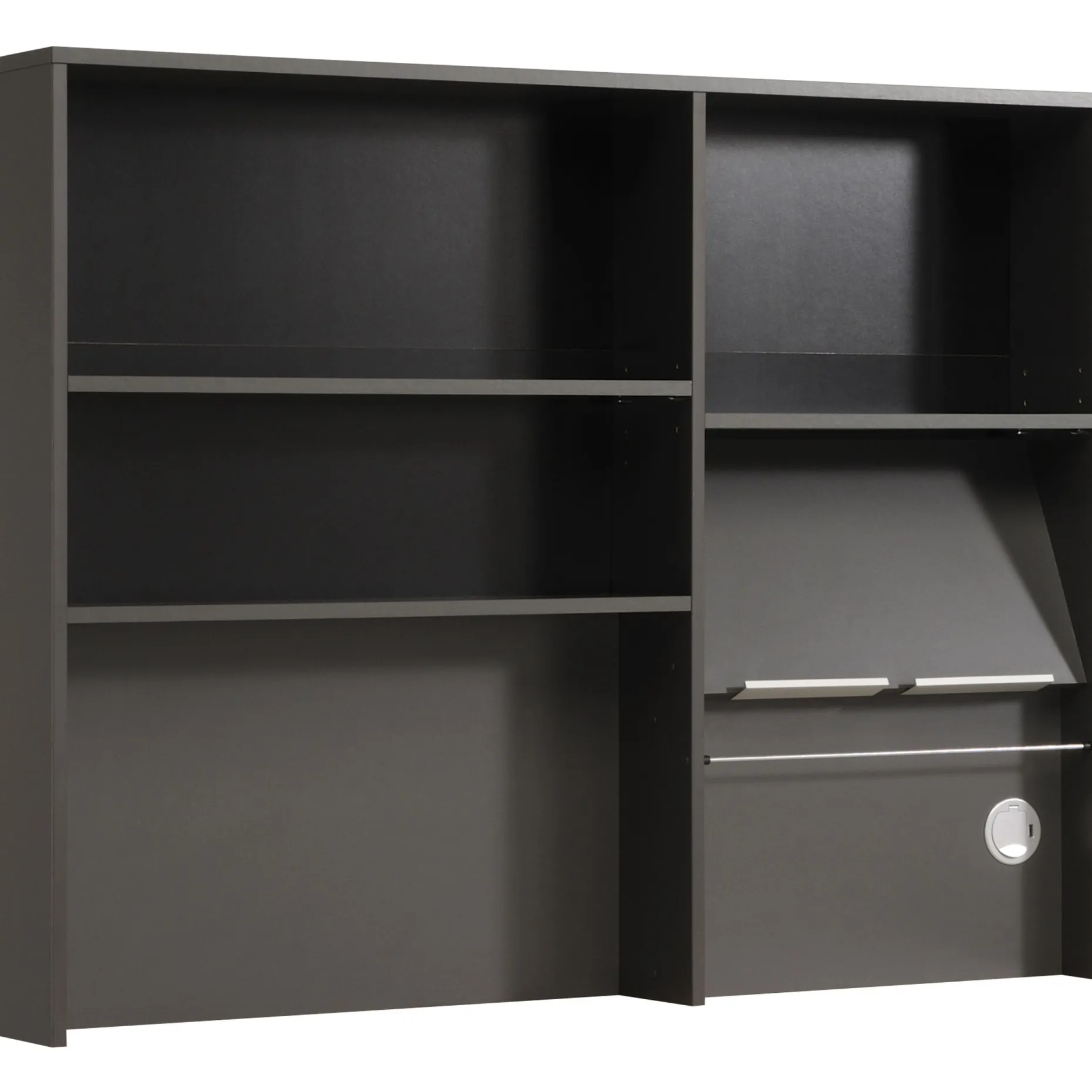 Buffet Moove 118cm, 3 Ablagen & Küchenrollenhalter - anthrazit