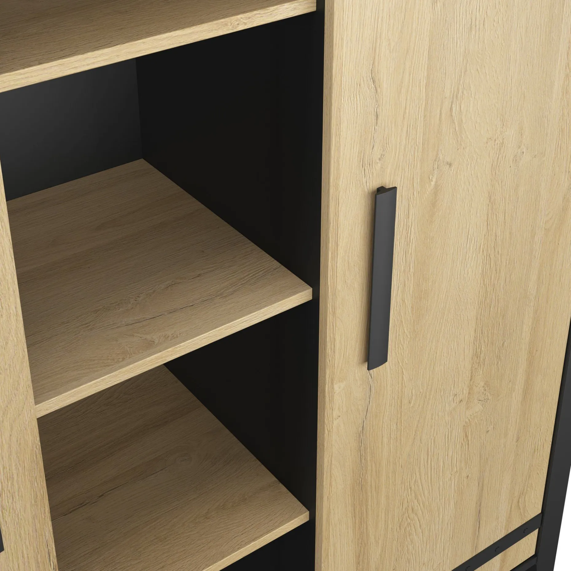 Buffetschrank Cork | 136 x 45 x 160 cm | Gold Oak Design