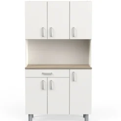 Buffetschrank Gabe-Kronberg Eiche/Mattweiß