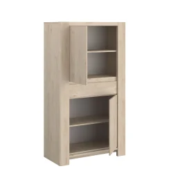 Buffetschrank Porto 90cm mit 2 Türen und 1 Schublade - jackson oak