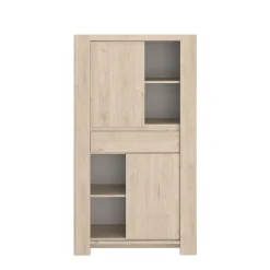 Buffetschrank Porto 90cm mit 2 Türen und 1 Schublade - jackson oak