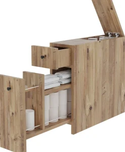 Calencia Badezimmerschrank | 100 % MELAMIN | Eiche