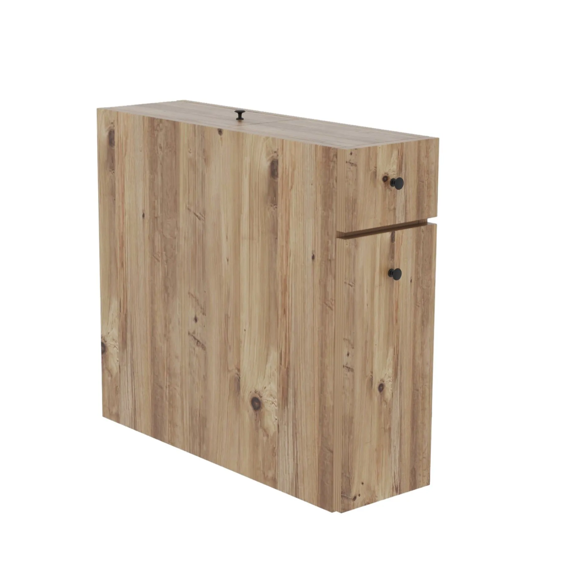 Calencia Badezimmerschrank | 100 % MELAMIN | Eiche