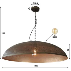Emob Casimir Hängeleuchte ø 92 cm - antik